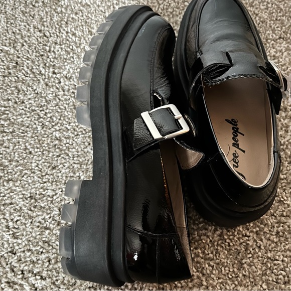 NWT Free People MacKenzie Loafer Black Patent 8/38.5 - Picture 6 of 10